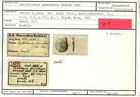 Karteikarte zum Syntyp von Cristellaria grundensis Karrer, 1867